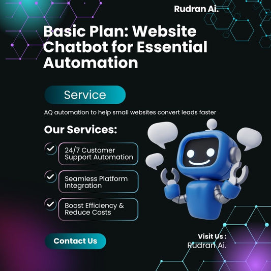 Basic Plan – Website Chatbot for Essential Automation